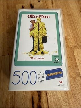 Office Space 500-Piece Jigsaw Puzzle - White & Yellow